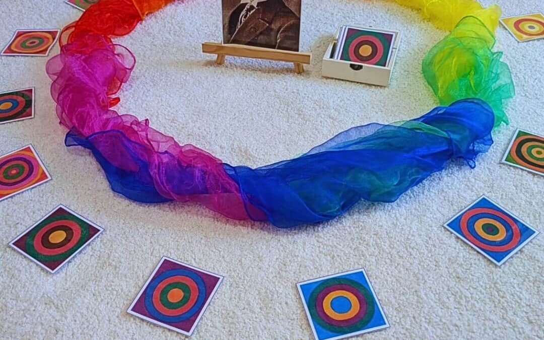 Kartice za vježbu tišine: Kandinsky krugovi (BESPLATNO)