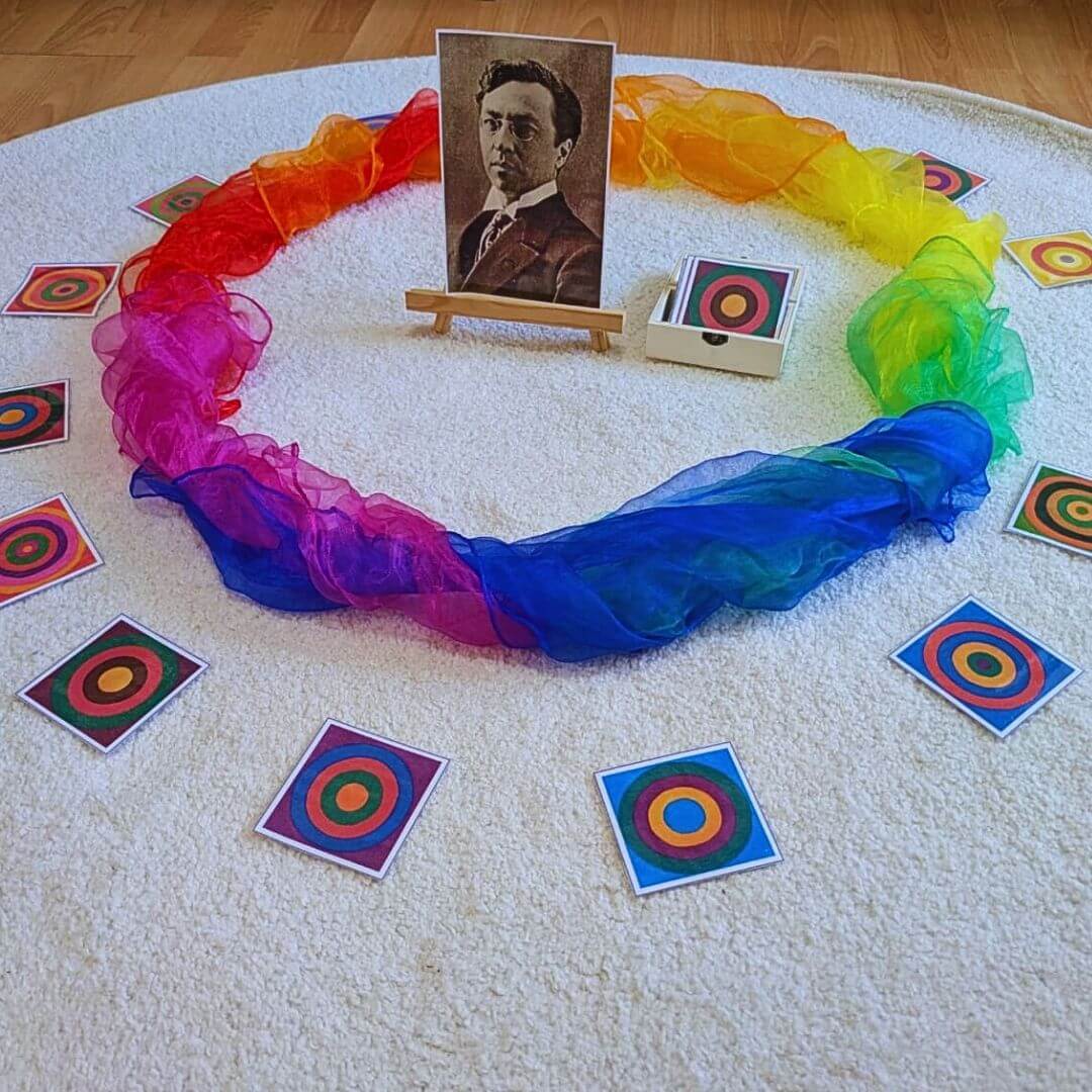 Montessori vježba tišine: Kandinsky krugovi