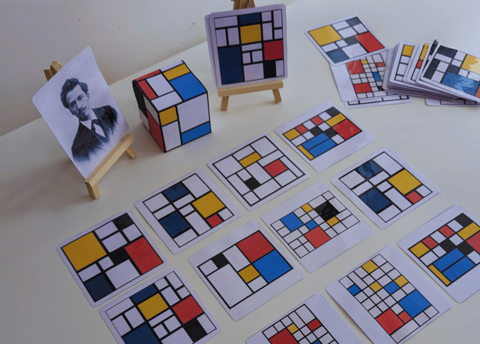 Edukativne kartice: Mali Mondrian