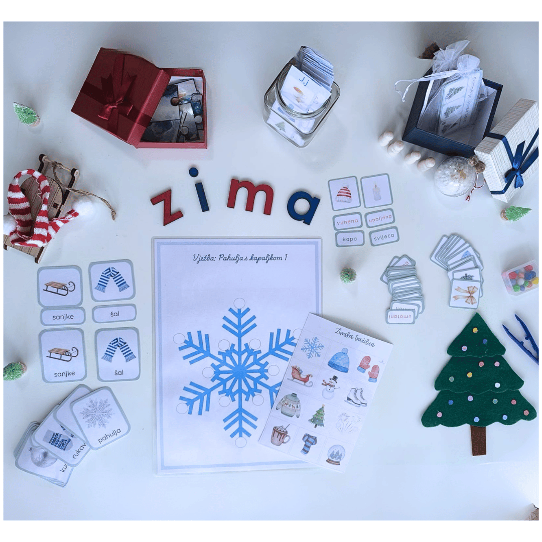 Priručnik: Zimske Montessori igre