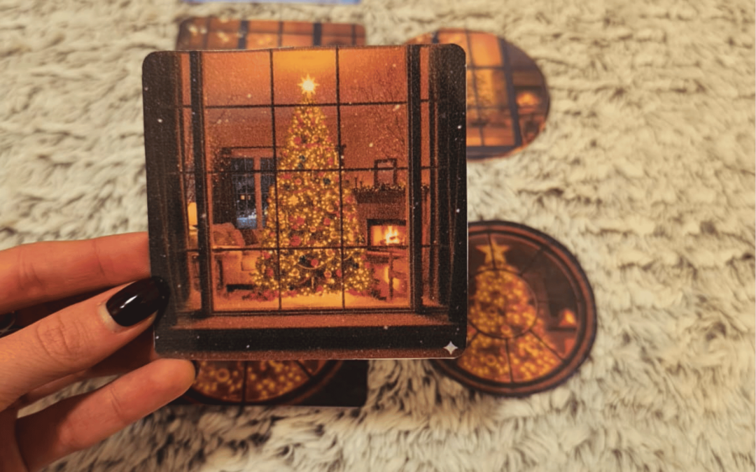 Božićne jelke: Montessori kartice za vježbu tišine