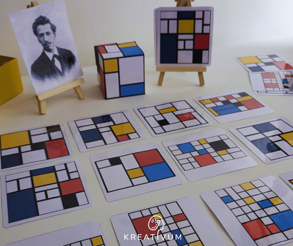 Mali Mondrian- edukativne kartice