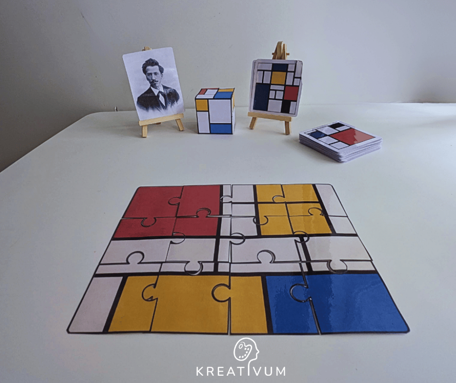 Mali Mondrian- edukativne kartice